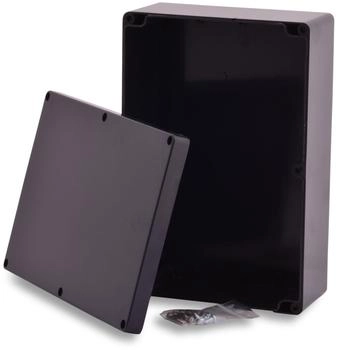 Boxexpert Kunststoff-Gehäuse Serie Elbe 200x120x75mm IP 65 grau RAL7015 Schaltschrank Verteilerkasten (BXPBABS20012075-E01)
