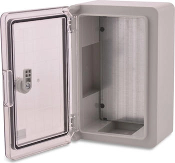 Boxexpert Wandschrank-Geh&auml;use Serie Fleet 300x200x130mm IP 65 transparent grau (BXPPABST200300130-F01)