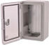 Boxexpert Wandschrank-Gehäuse Serie Fleet 300x200x130mm IP 65 transparent grau (BXPPABST200300130-F01)