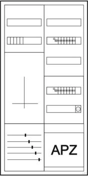 Eaton Zähler-Komplettschrank 3-Punktbefestigung B ZSD-ZV-1100/APZ/B (191009)