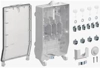 Hager Hausanschlusskasten ZAN334KL K3 Klarsicht 137x245x415 (ZAN334KL)