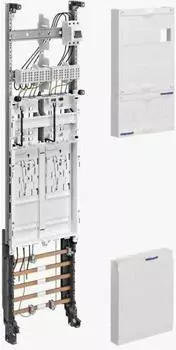 Hager Komplettfeld Z&auml;hlerschrank 2 Z&auml;hlerpl&auml;tze eHZ 1050mm 1-feldig (ZH3EZ12PN)