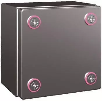 Rittal Klemmenkasten KX 1564.000 Edelstahl 1.4301 V2A 150x150x120 mm IP66 gebürstet Silber