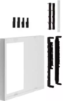 Hager Baustein universN UE32B8N NH00 Sammelschienenbaustein 9 NH00-Trennerleisten 450x500x125mm mit Abdeckung