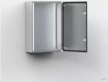 Eldon Wandgehäuse ASR0606021 Edelstahl IP66 600x600x210 mm Einzeltür für Außenbereich gebürstet