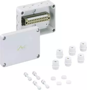 Spelsberg RKKi 4/15-15x4q Reihenklemmen-Geh&auml;use 94 x 130 x 57 Kunststoff Grau 1 St.