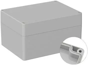 TRU Components TC-9065676 Industrie-Geh&auml;use 160 x 120 x 90 ABS Lichtgrau (RAL 7035) 1 St.