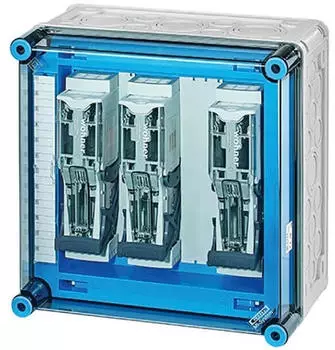 Hensel Lasttrenngeh&auml;use Mi 6291 NH000 Sicherungslasttrennschalter 3-polig 125A 690V IP65 Polycarbonat (20001548)