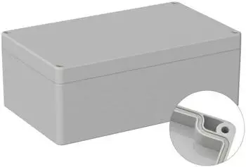 TRU Components TC-9065636 Industrie-Geh&auml;use 200 x 120 x 75 ABS Lichtgrau (RAL 7035) 1 St.