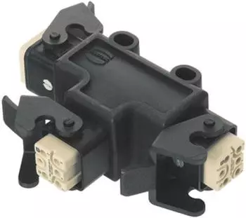 Harting Energieverteiler 3×Han Q5/0 Anbaugehäuse (09120084753)