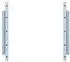 Striebel & John ZXM2700 HSS Halterset Sammelschienen 185mm 2-fach links/rechts (2CPX044388R9999)