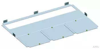 Striebel & John RB44F Bodenblech mit Flanschöffnung 4FB, Tiefe 425mm, Moosgummiflansch (2CPX046630R9999)