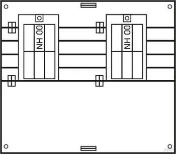 ABN PAR354N Sammelschienenfeld 5-polig 355A mit 2x XUS6-00 (PAR354N)