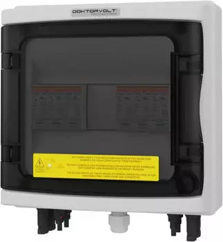 Doktorvolt Solar Anschlusskasten PV DC 1000V 2-String T2 Überspannungsschutz (DV-4449-FOT)
