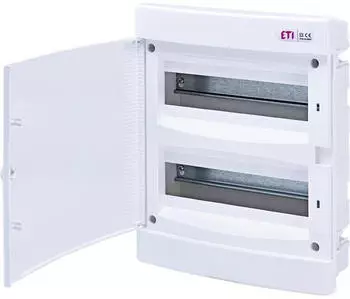 ETI ECM24PO-S DIDO Modulverteiler 2x12 Unterputz Weiß IP40 (001101078)