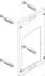 ABN Prisma XS-Modul tief 250x450mm NH1-Trenner SAS 40mm EBM 70mm (MT13512)