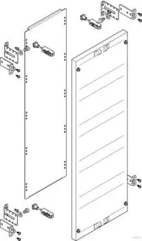 ABN MF1560 ESPRO-Modul flach 250x750mm Montageplatte tiefenverstellbar (MF1560)