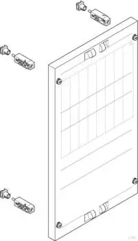 ABN ESPRO-Modul flach 250x450mm NH00/NH000/D02 (MF13674)