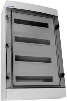 Elektro-Plast Feuchtraumverteiler 72 Module 1000V IP65 Aufputz (RH-72/4)