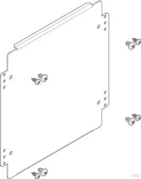 ABN FMA12N Montageplatte 246x252mm 1FB/2RE (FMA12N)