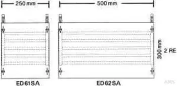 Striebel & John ED61SA Kombi-Set 1-fach Verteilerfeld 250x300x160mm (2CPX037810R9999)