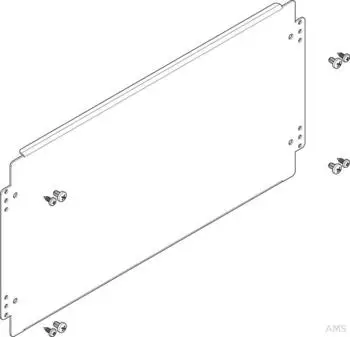 ABN FMA22N Montageplatte 496x252mm 2FB/2RE f&uuml;r Verteilergeh&auml;use (FMA22N)