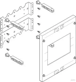ABN Prisma XS-Modul tief 250x300mm Lasttrennschalter 400-630A 3/4-polig (MT12150)
