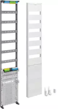 Hager ZU59VT6APZ3 6-reihig 1-feldig APZ unten 450mm 1350x250x96mm Stahlblech RAL9010