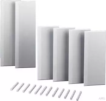 Hensel Verschlussplatten-Set FP VS 40 Seitenwand ENYSTAR Geh&auml;use 4 270x360mm Kunststoff Grau RAL7035 (68000123)