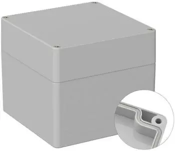 TRU Components TC-9065656 Industrie-Geh&auml;use 122 x 120 x 105 ABS Lichtgrau (RAL