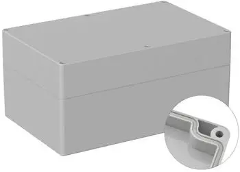 TRU Components TC-9065692 Industrie-Geh&auml;use 250 x 160 x 119 ABS Lichtgrau (RAL 7035) 1 St.