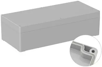 TRU Components TC-9065720 Industrie-Geh&auml;use 360 x 160 x 100 ABS Lichtgrau (RAL 7035) 1 St.