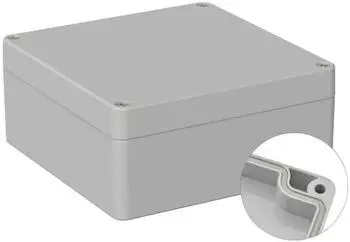 TRU Components TC-9065616 Industrie-Geh&auml;use 122 x 120 x 55 ABS Lichtgrau (RAL 7035) 1 St.