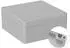 TRU Components TC-9065616 Industrie-Gehäuse 122 x 120 x 55 ABS Lichtgrau (RAL 7035) 1 St.
