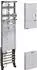 Hager Komplettfeld universZ 1050x250mm BKE-I 1ZP 16mm² mit Trennfunktion (ZH3EF16T)