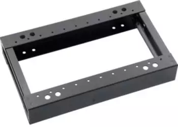 Hager Reihensockel RS seitlich offen 600x100x400 RAL9005 (MES-RS60401)