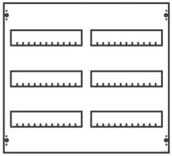 Striebel & John MBG203 Reiheneinbauger&auml;te-Modul COMBILINE 24TE, 3-stufig (2CPX041661R9999)
