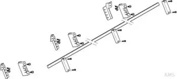 ABN Sammelschienen-Modul 4FB/1RE N/PE CU 12x5mm 1-polig 30&deg; (MXSC41411)