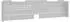 ABN PVC Schottung waagrecht, perforiert, Feldbreite 2 (GTWS2W)