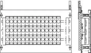 Striebel & John ED20EA Kombi-Set D0-Elemente 2RE/BH000, 2FB auf EDF-Profil (2CPX037804R9999)