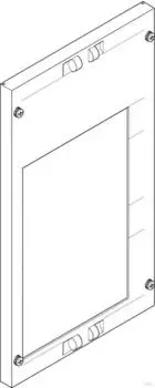 ABN Abdeckplatte 250x450mm 1FB/3RE Sammelschiene 40mm NH1-Trenner 70mm (FAT13512N)