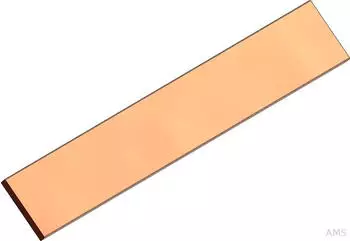 ABN Cu-Schiene 2FB 80x10x495mm waagrecht, ohne &Uuml;berstand (XCUW172)