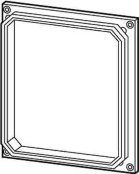 Eaton D150-CI44 Geh&auml;usedeckel transparent rauchgrau 375x375x50mm (040933)