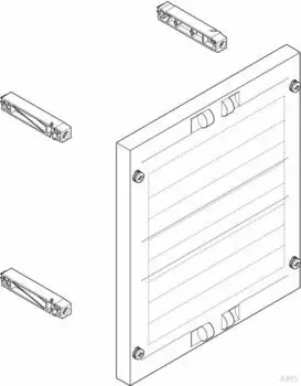 ABN ESPRO-Modul tief 250x300mm senkrecht f&uuml;r 8xD02 32mm (MT12695)