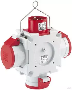 Bals Kreuzverteiler 3&times;CEE 16A 400V 5p IP44 Kunststoff (546)