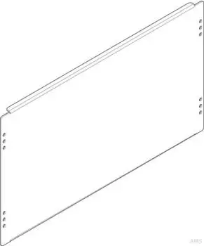 ABN FM22N Montageplatte 450x250mm 2FB/2RE f&uuml;r Tr&auml;gerprofil (FM22N)