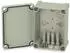 Fibox TA 131007 Wand-Gehäuse 130 x 95 x 65 ABS Lichtgrau (RAL 7035) 1 St. (5814040)
