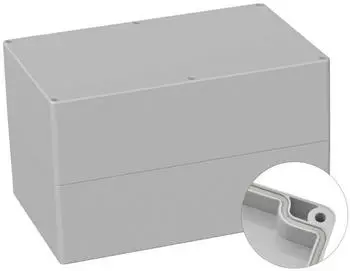 TRU Components TC-9065716 Industrie-Geh&auml;use 250 x 160 x 150 ABS Lichtgrau (RAL 7035) 1 St.