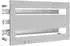 ABN MT2224 Modul tief Reiheneinbau 48TE, 500x300mm, RE 150mm (MT2224)