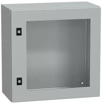 Schneider Electric Spacial CRN Sichtt&uuml;r ohne Montageplatte 500x500x250mm IP66 IK08 (NSYCRN55250T)